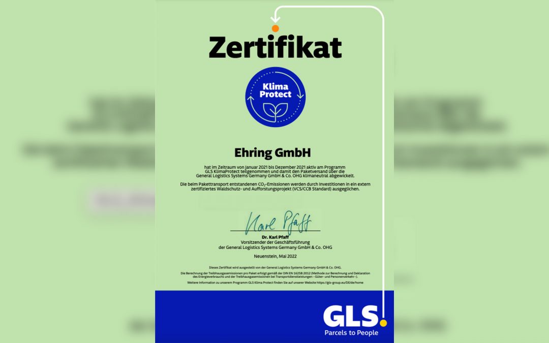 Zertifikat: GLS Klima Protect
